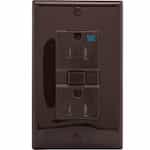 Eaton Wiring 15 Amp Tamper & Weather Resistant GFCI NAFTA-Compliant Outlet, Brown