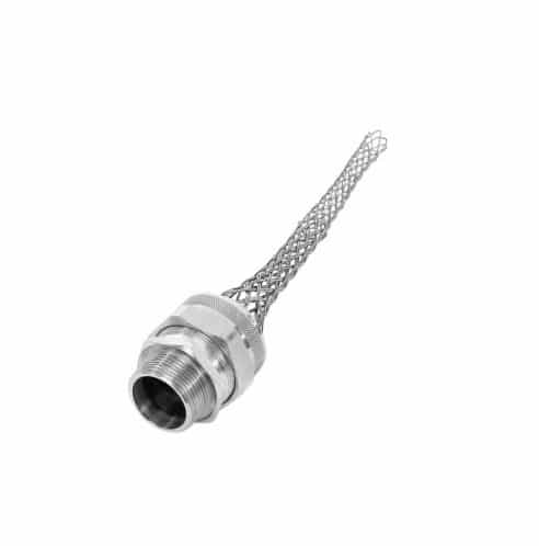 Eaton Wiring Strain Relief Watertight Grip, .43-.50", 15/20 Amp, Stainless Steel