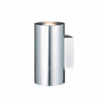 6-in 14W Cylindrical Exterior Wall Sconce, 120V, 830 lm, 3000K, ALUM