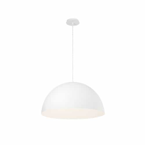 Eurofase 24-in 60W LED Pendant Light, 1125 lm, 120V, 3000K, White/White