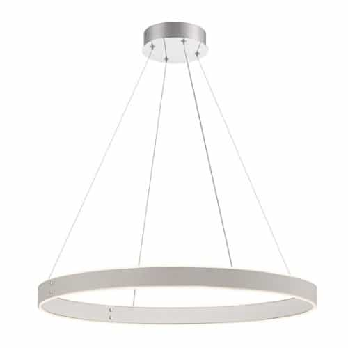 Eurofase 28-in 70W LED Chandelier, Dim, 120V, 2025 lm, 3500K, Grey