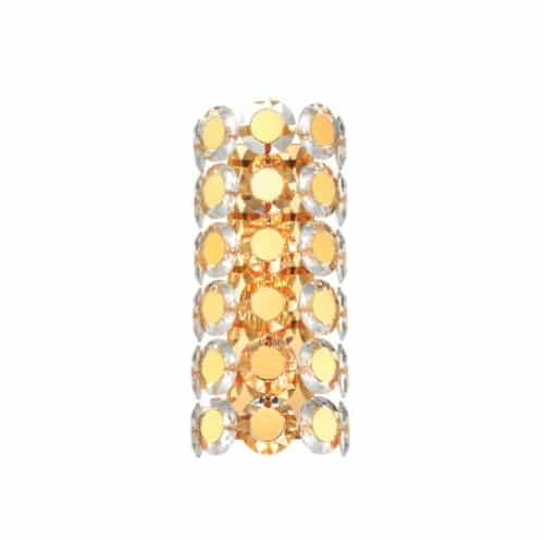 Eurofase 19-in 80W Perrene Wall Sconce, 2-Light, E12, 120V, Gold