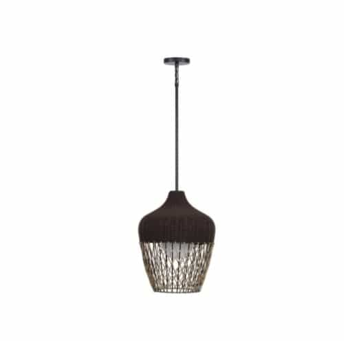 Eurofase 23-in 40W Hannha Outdoor Pendant, E26, 120V, Black