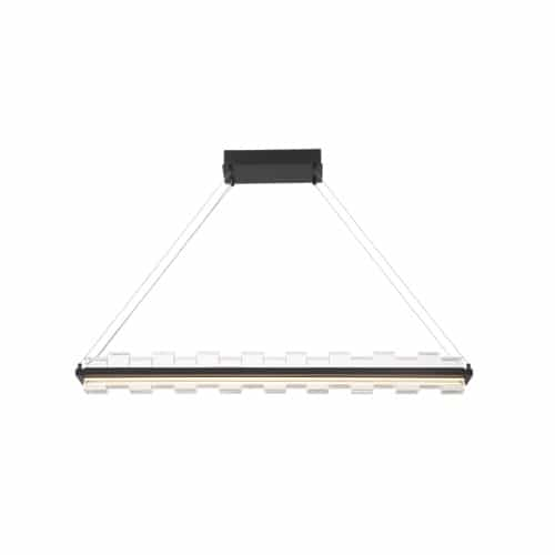 Eurofase 45-in 80W Bruco LED Chandelier, 1953 lm, 120V, 3000K, Black