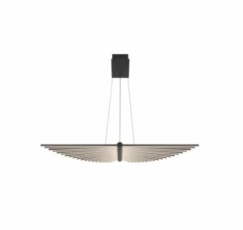 Eurofase 39-in 57W Seraph LED Chandelier, 1192 lm, 120V, 3000K, Black