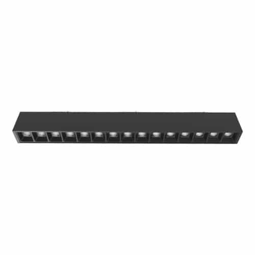 Eurofase 16-ft x 16-ft 320W Construct Trimmed Recessed Mount Kit, Square, Black