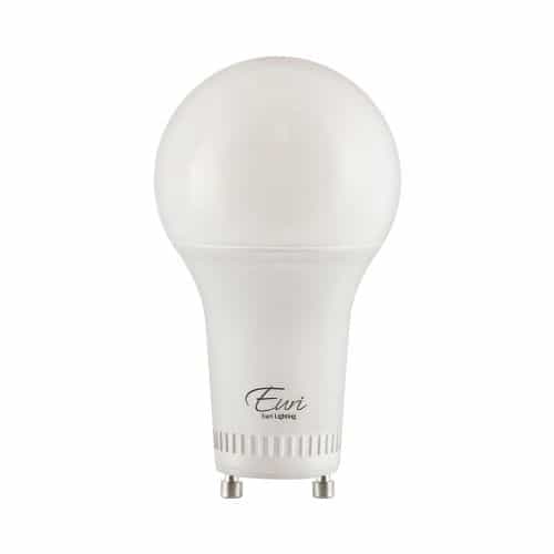 Euri Lighting 9W LED A19 Bulb, Dimmable, GU24, 810 lm, 120V, 5000K