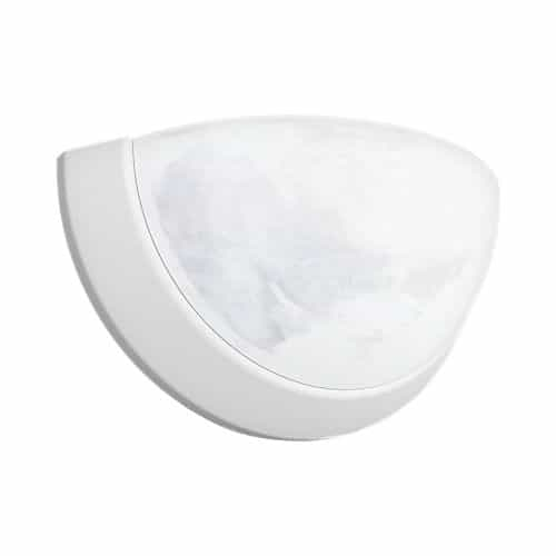 Euri Lighting 9W LED Indoor Wall Sconce, Omni-Directional, Dim, 120V, 2700K, White