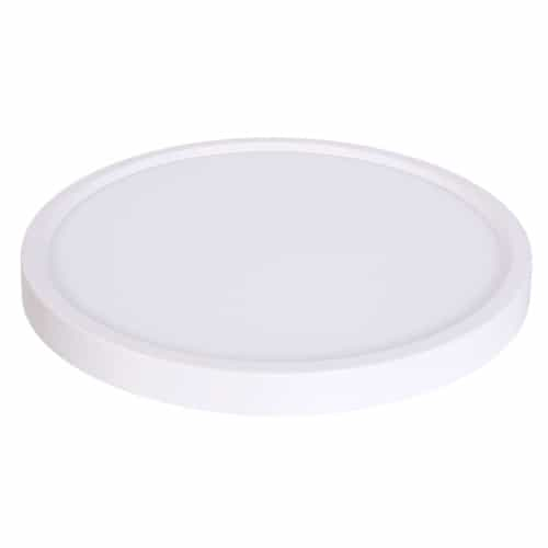 GlobaLux 22W 12" Round Edge Lit LED Disk, Dimmable, 3000K, Nickel