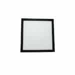 15W 7" Square Edge Lit LED Disk, Dimmable, 3000K, White