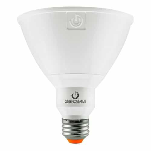 Green Creative 17W PAR38 LED Bulb Refine Series, 3000K, Dimmable, Black, 40 Deg Beam Angle