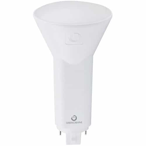 Green Creative 6.5W Vertical LED PL Bulb, 600 lm, Hybrid, 3000K