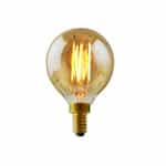 Green Creative 4W LED Filament Bulb, E12, Dimmable, 250 lm, 120V, 2000K, Amber