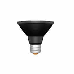 Green Creative 11W Refine PAR30 Bulb, Flood, E26, 990lm, 120V, 3000K, Black