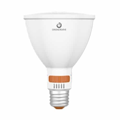 Green Creative 9W LED AdjustaPAR PAR30 Bulb, Dim, 90CRI, 120V, E26, SelectCCT
