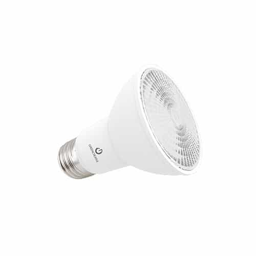 Green Creative 6.5W Refine PAR20 Bulb, Spot, E26, 550lm, 120V, 3500K, White