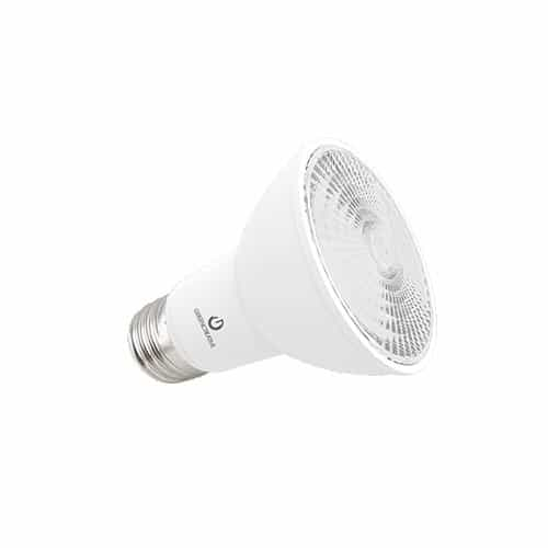 Green Creative 6.5W Refine PAR20 Bulb, Spot, E26, 550lm, 120-277V, 3000K, White