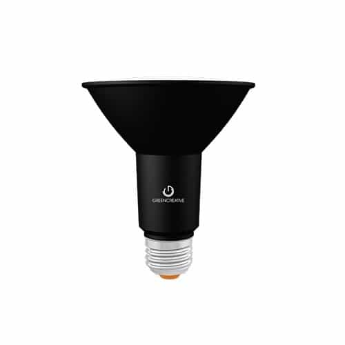 Green Creative 11W Refine PAR30 Bulb, Narrow, E26, 990lm, 120V, 3000K, Black