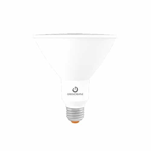 Green Creative 15.5W Refine PAR38 Bulb, Narrow, E26, 1320lm, 120V, 2700K, White