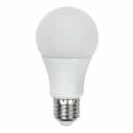 9W LED A19 Bulb, 800 lm, 120V-277V, 2700K
