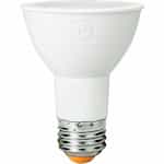 8W LED PAR20 Bulb, Dimmable, 25 Degree Beam, E26, 535 lm, 120V, 2700K