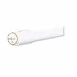 10.5W 2 Foot T5 Bi Pin Direct Wire LED Tube, Dimmable, 3000K