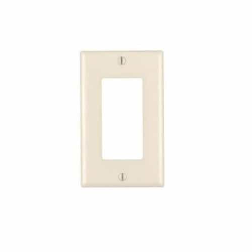 GP 1-Gang Wall Plate, Rocker Switch, Almond