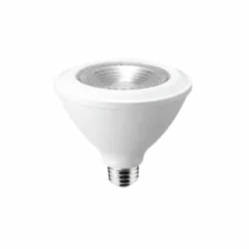 Halco 12W LED PAR30S Bulb, Flood, Dim, E26, 90 CRI, 1050 lm, 120V, 3000K, WH