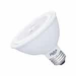 12W LED PAR30S Bulb, Narrow Flood, E26, 90CRI, 1050lm, 120V, 3000K, WH