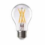 9W LED Filament A19 Bulb, Gen-3, Dim, 800 lm, E26, 120V, 3000K, Clear