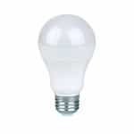 9W LED A19 Bulb, Dimmable, 800 lm, 80 CRI, E26, 120V, 4000K, Frosted