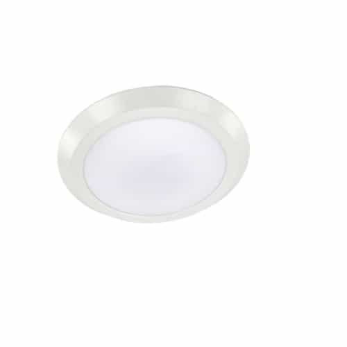 HomEnhancements 4-in 12W LED Disk Light, Dimmable, 810 lm, White, 3000K