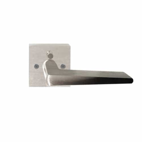 HomEnhancements Sterling Lever Door Knob, Privacy, Brushed Nickel