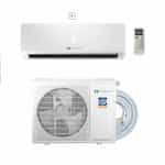 Hessaire 12000 BTU/H Ductless Mini Split Heat Pump System w/ Wi-Fi, 115V