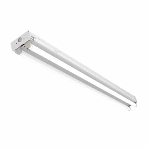 ILP Lighting 4-ft LED T8 Shop Fixture, 1-Lamp, Shunted, Double Ended, White