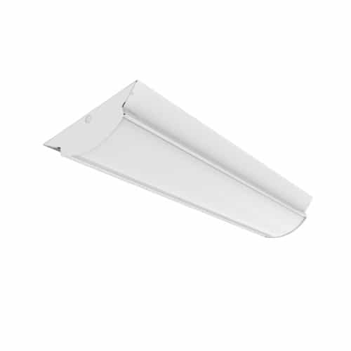ILP Lighting 4-ft LED T8 Wrap Light, Wide, 3-Lamp, Shunted, Double Ended