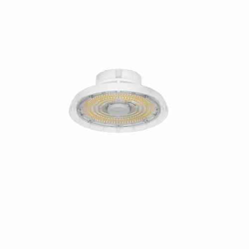 ILP Lighting 198W UFO High Bay w/ BBU Damp, 120V-277V, Selectable CCT, White, Clear