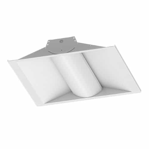 ILP Lighting 2x2 17W LED Volumetric Troffer, 2435 lm, 120V-277V, 4000K, Frosted