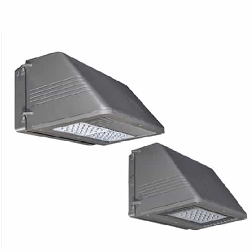 ILP Lighting 87W Wall Pack, Full Cut-Off, T3, 12000 lm, 120V-277V, 3000K, Black