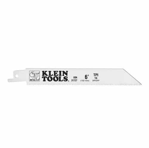 Klein Tools Six Inch 14 TPI Reciprocating Saw Blades