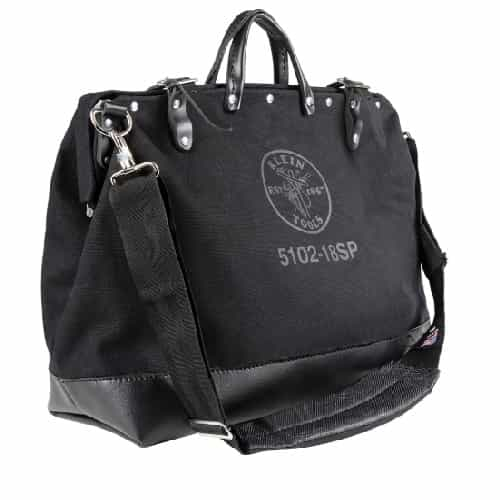 Klein Tools 18-in Deluxe Tool Bag, Black