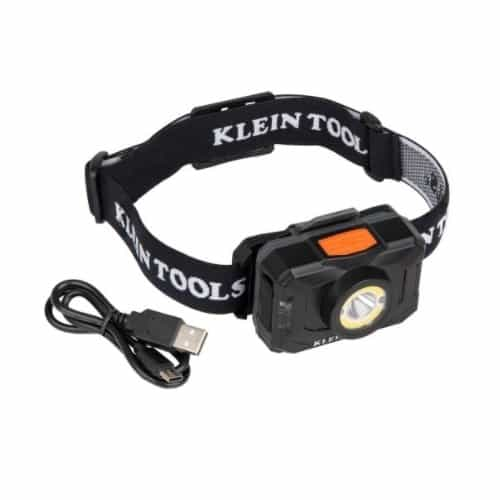 Klein Tools Rechargeable 2-Color LED Headlamp with Adjustable Strap