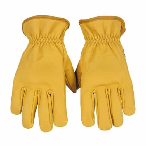 Klein Tools Cowhide Leather Gloves, Medium