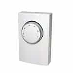 King Electric Dial Cover for C-Dial Mechanical Double-Pole Thermostat, White