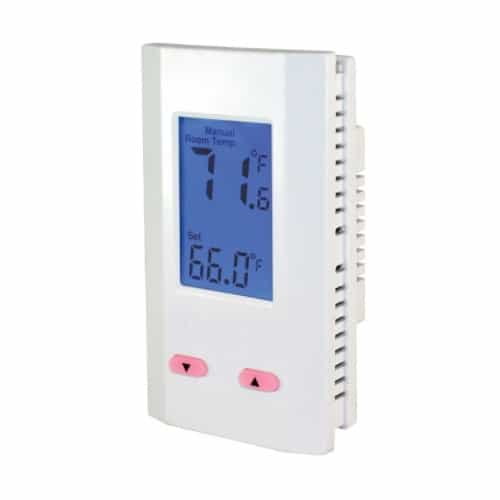 King Electric Electronic Autonomous Dual Timed Thermostat, Single Pole, 16 Amp, 120V, White