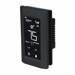 King Electric Smart Programmable Thermostat w/ Wi-Fi, Single Pole, 16 Amp, 120V/208V/240V, Black