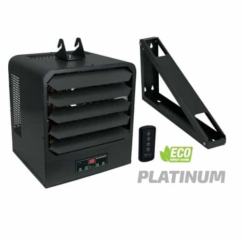King Electric 30kW Platinum Unit Heater, 3 Phase, 1800 CFM, 480V, Gray