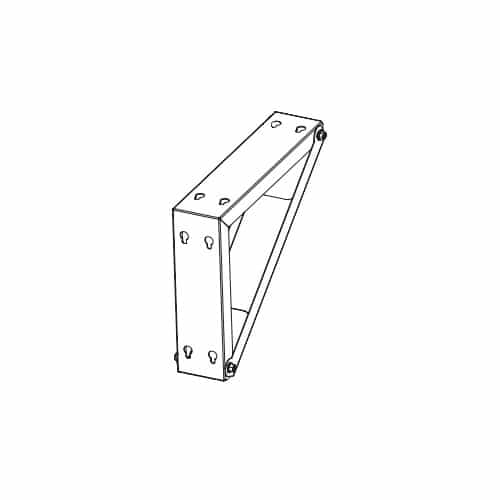 King Electric Replacement Bracket for KB Series Heaters, Size A, Black