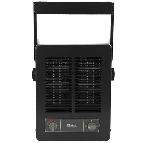 King Electric 4000W Compact Unit Heater, 500 Sq Ft, 270 CFM, 1 Ph, 14 Amp, 277V, Almond