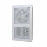 King Electric 1250W/1500W Vandal Resistant Heater w/ Thermostat, 120V, White